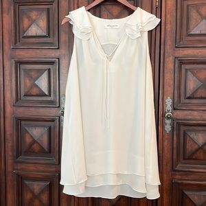 Cream Amanda Uprichard A line dress